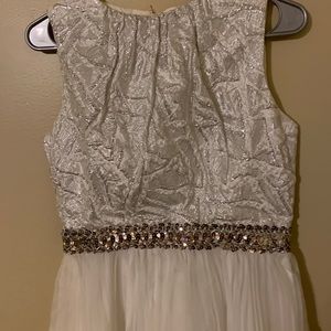 White prom dress